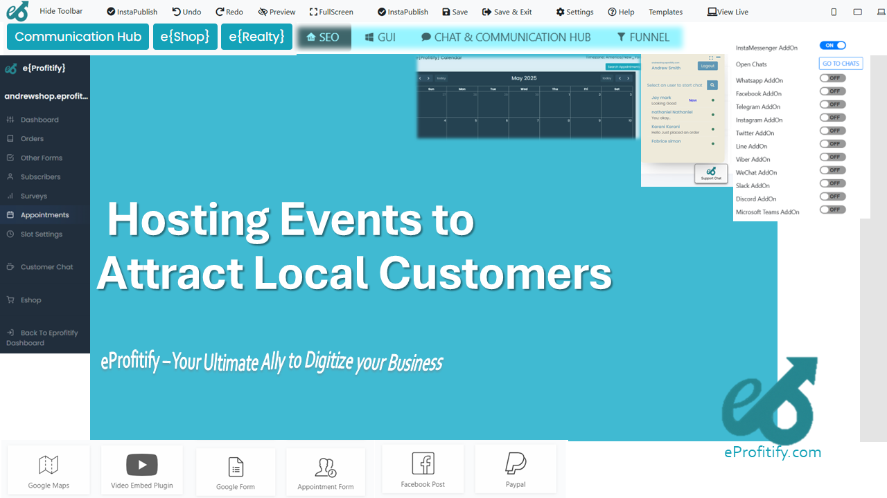 Hosting Events to Attract Local Customers